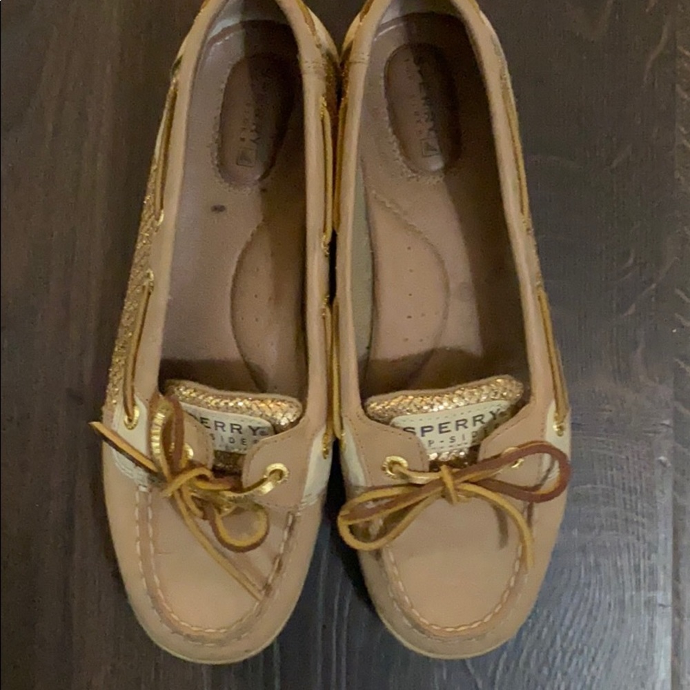Sperry Gold Boat Shoes